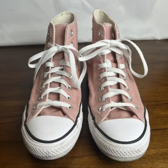 Converse Chuck Taylor All Star Hi Shoes Canyon Dusk Pink Men’s 8 Women’s 10 - Picture 2 of 13
